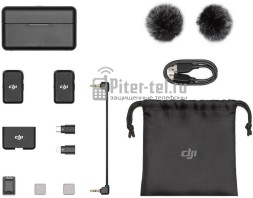 Беспроводной микрофон DJI Mic (FCC)(2TX + 1RX + Charging Case)