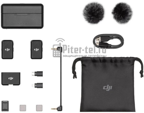 Беспроводной микрофон DJI Mic (FCC)(2TX + 1RX + Charging Case)