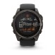 Умные часы Garmin Fenix 8 51mm Sapphire Solar Carbon Grey DLC Titanium с черным ремешком