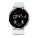Умные часы Garmin Venu 3 45mm Advanced GPS Smartwatch Silver Whitestone с белым ремешком