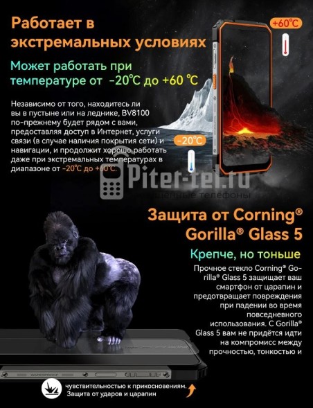 Смартфон Blackview BV8100 8/256Gb Green