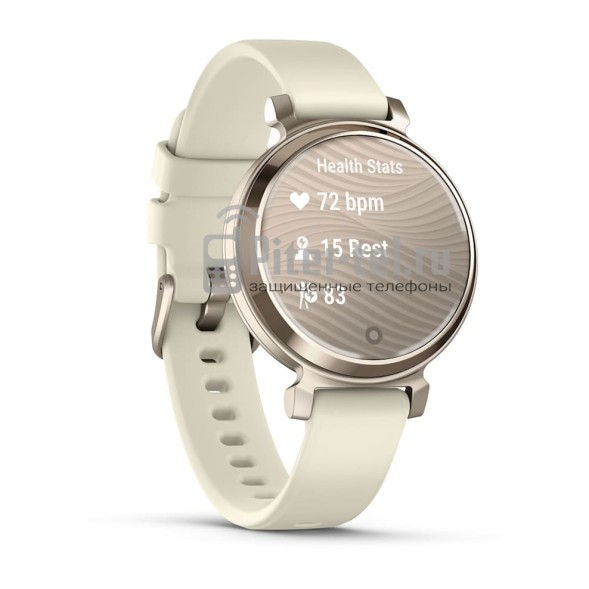 Умные часы Garmin Lily 2 Cream Gold/Coconut со светло-бежевым ремешком