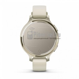 Умные часы Garmin Lily 2 Active Lunar Gold/Bone со светло-бежевым ремешком